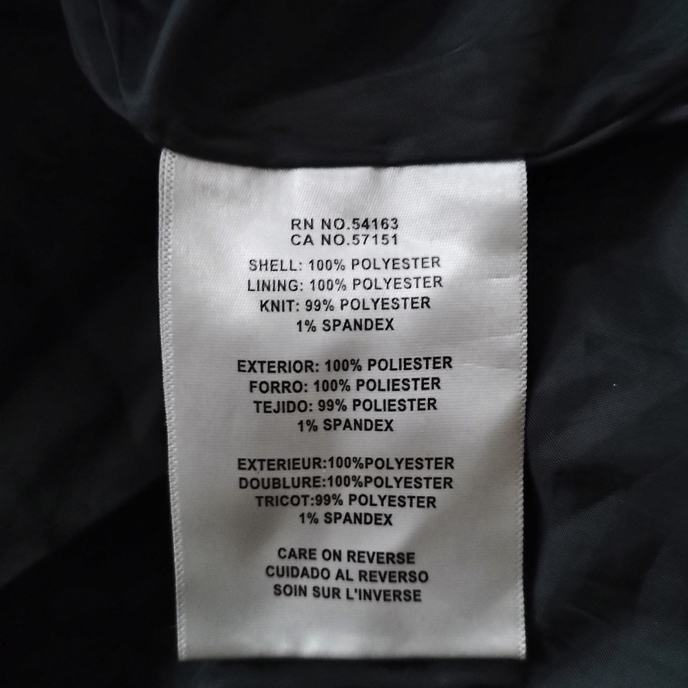 Levi's Lightweight Zip-Detail Bomber Black Jacket L - Picture 9 of 9